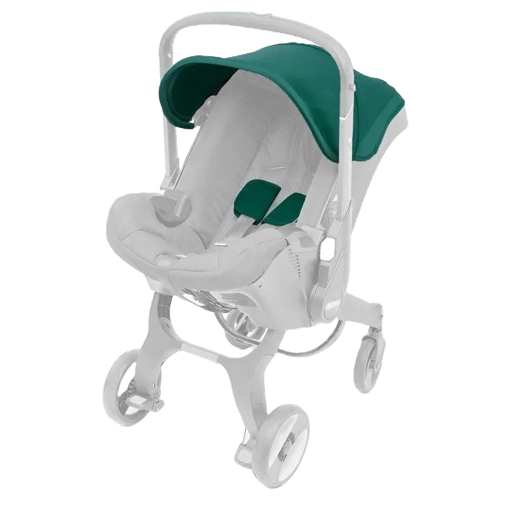 Doona Fabric Canopy and Shoulder Pads - Racing Green