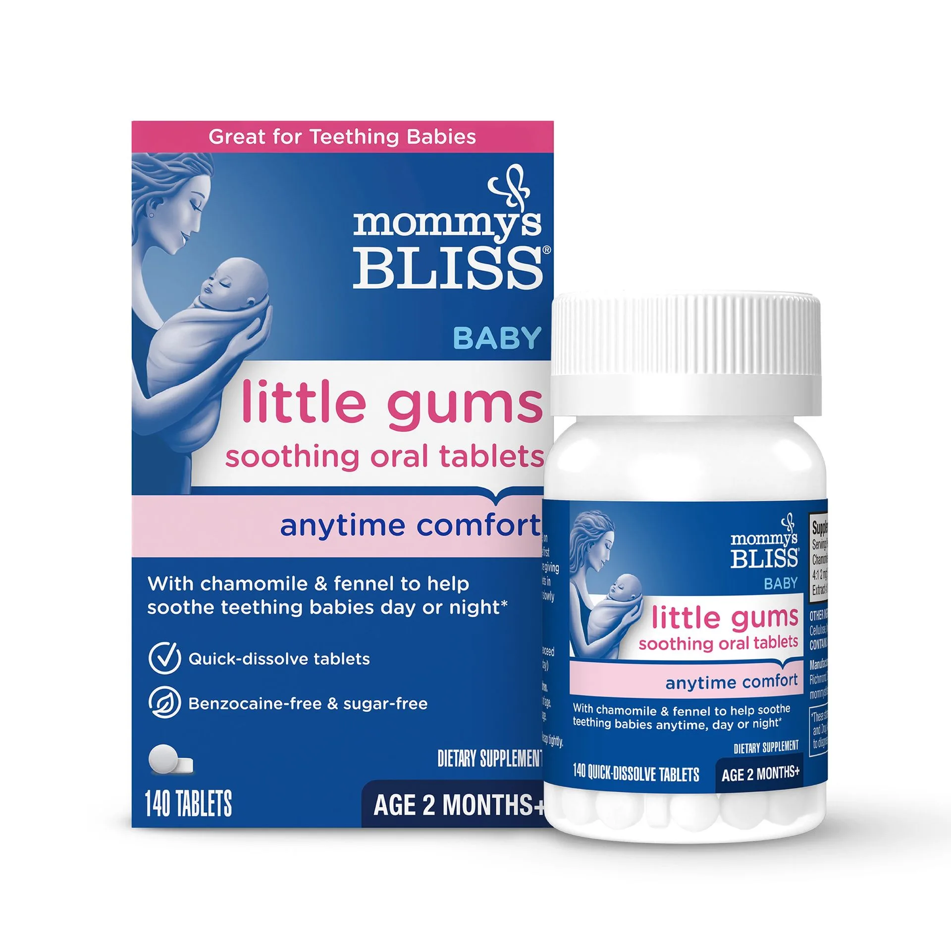 Beruhigende Lutschtabletten für Babys Zahnfleisch*