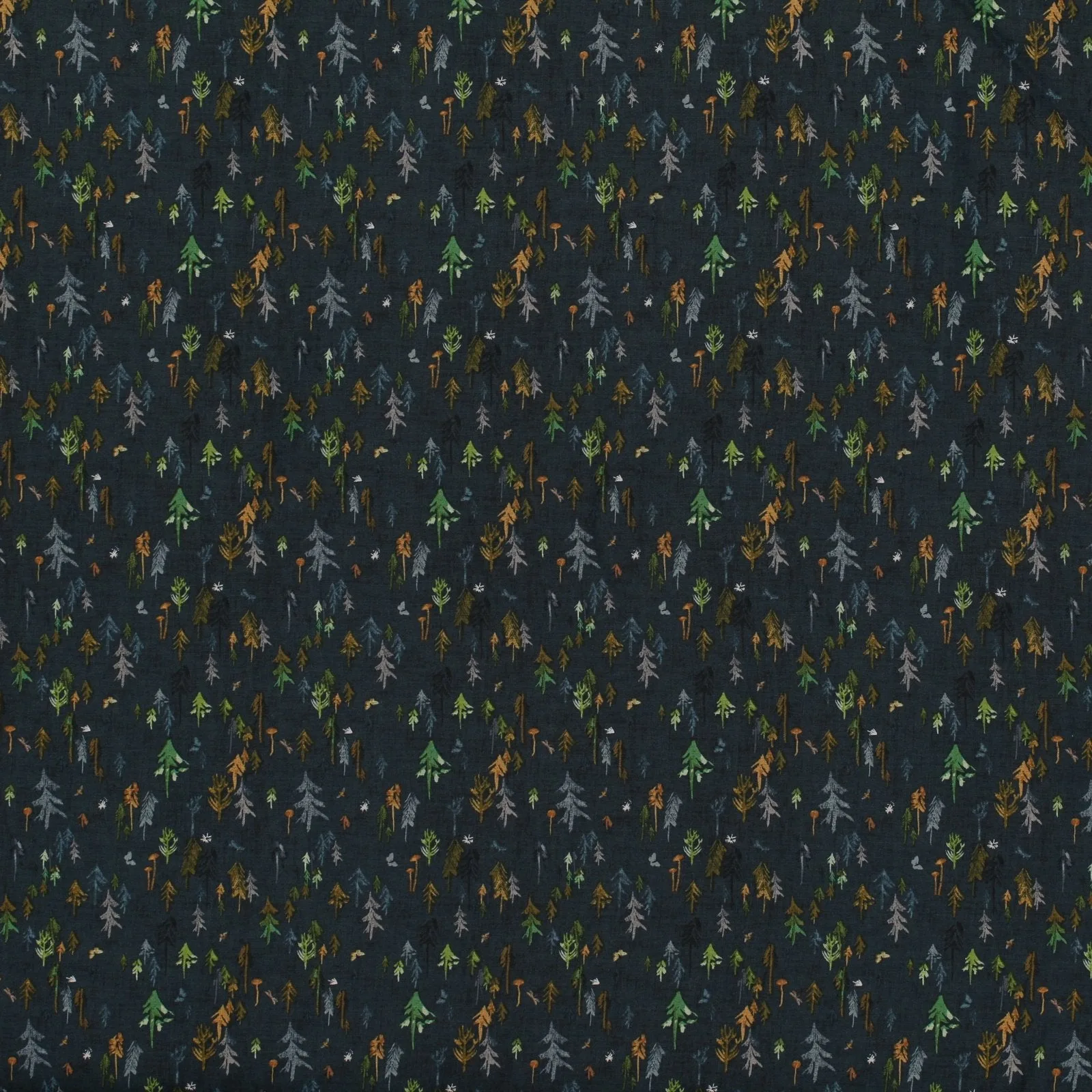 Forest Glade Dark Teal from Clothworks Fabric