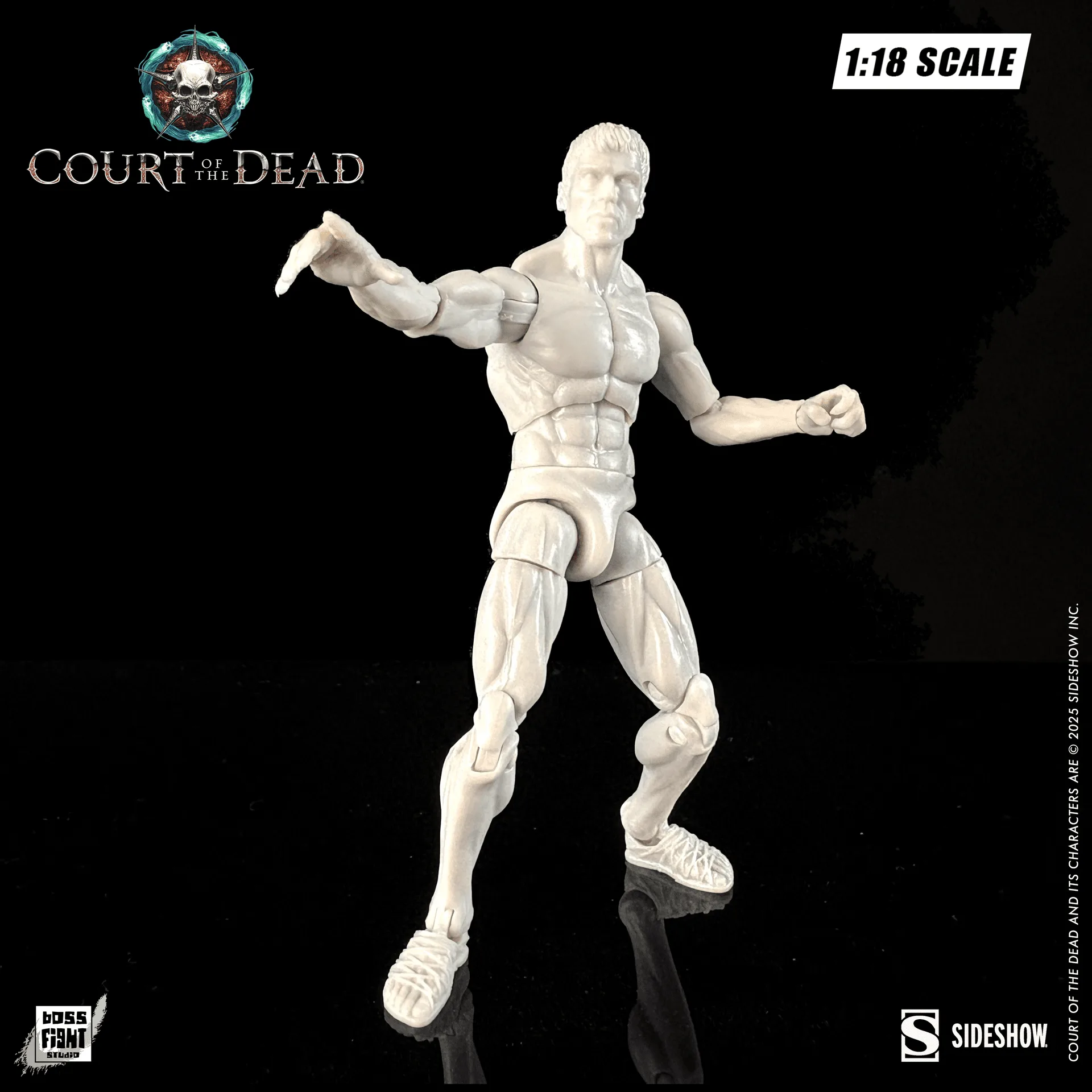 Wat is de Court of the Dead Immortal Ivory Blank Figure?