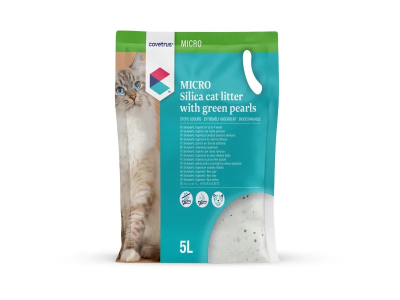 CVET Micro Silica Cat Litter Green 5 Litre