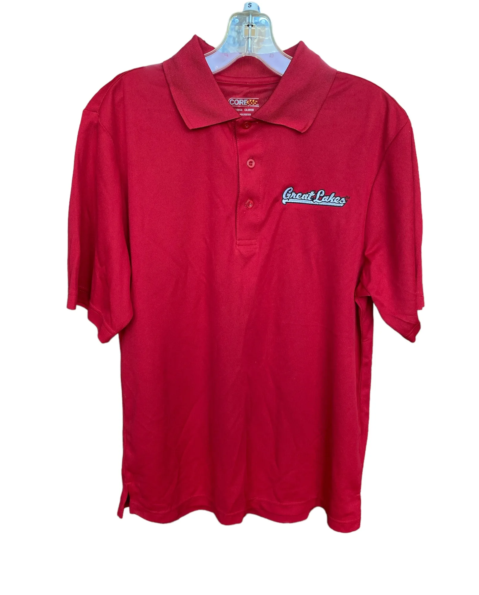 Great Lakes Loons Classic Red 'Great Lakes' Polo 衫 - 男款