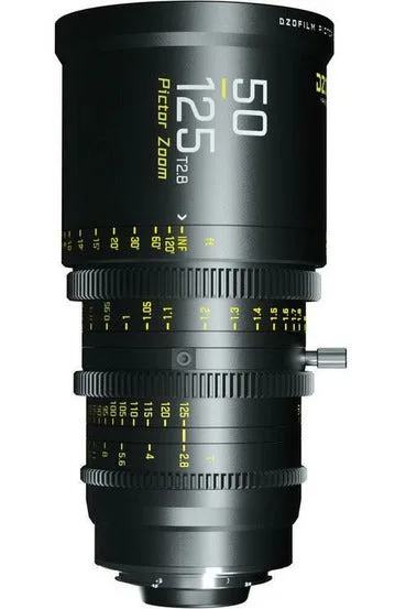 DZOFILM Pictor 50-125mm T2.8 Super35 Parfocal Zoom Lens (PL Mount and EF Mount, Black)