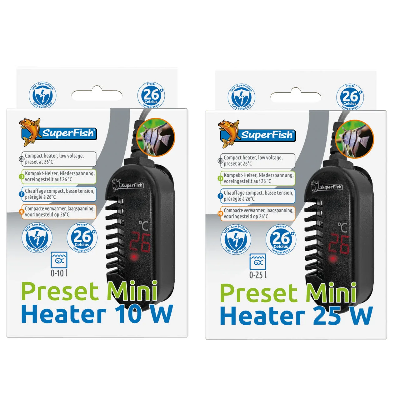 Superfish Preset Mini Heater