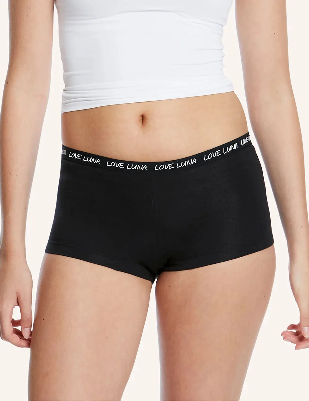Teens First Period Shortie - Black