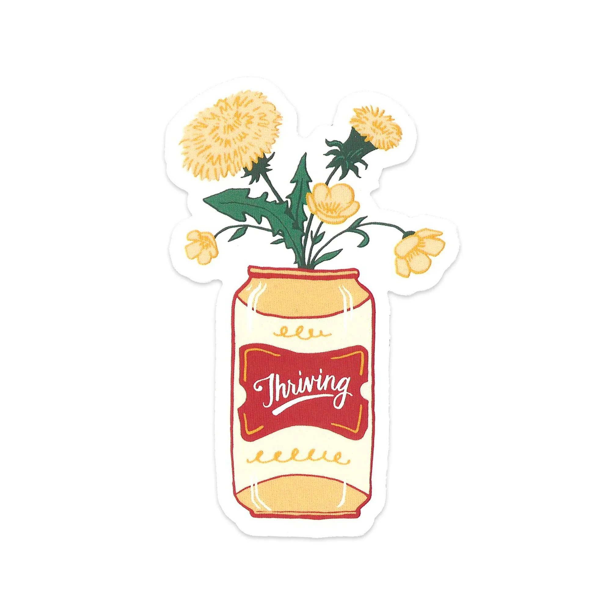 Thriving Beer Bouquet Sticker