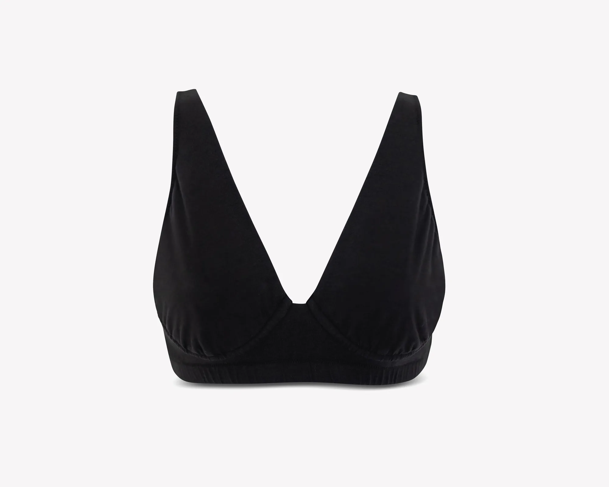 Portia Wireless Bra, Black