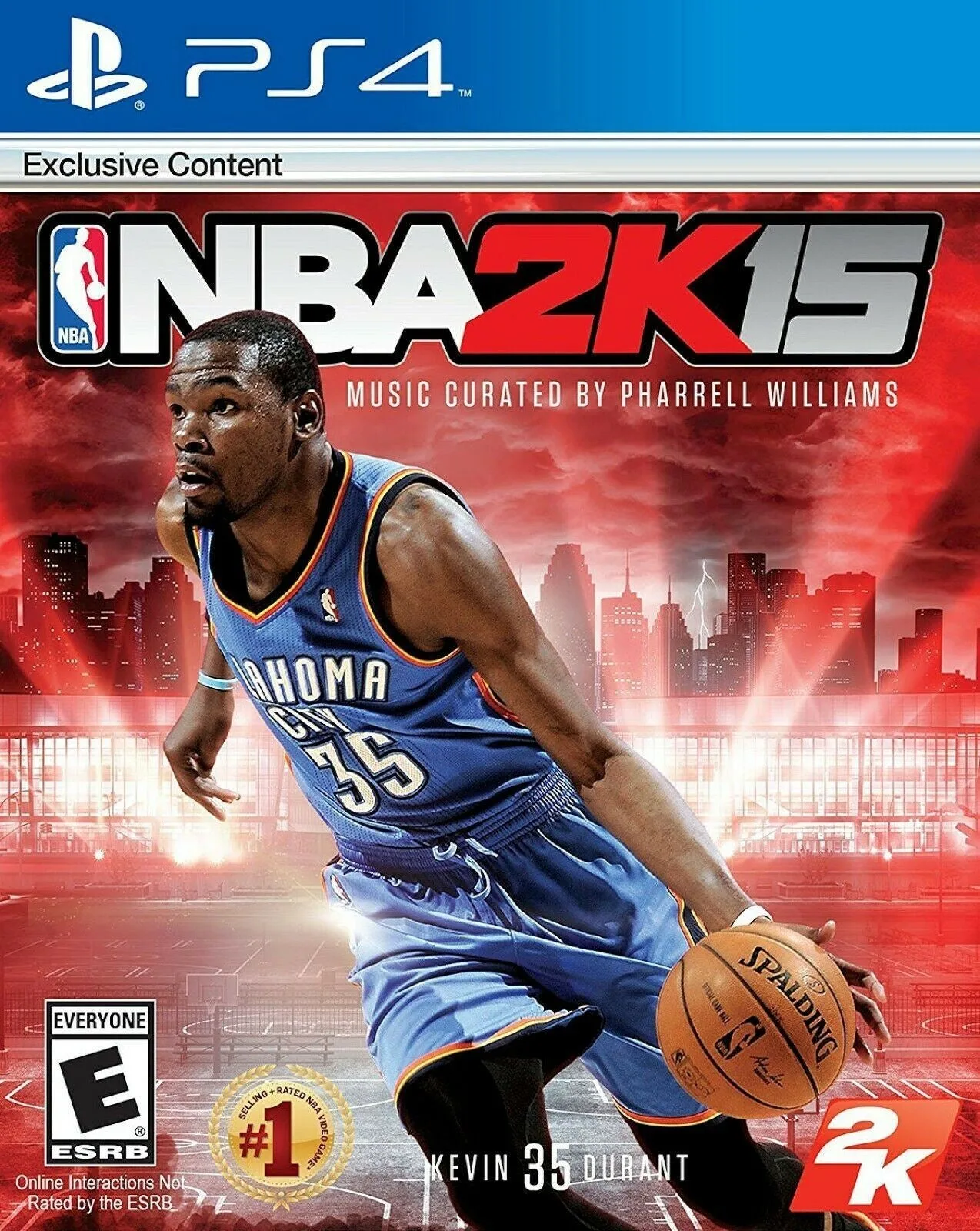 PS4 NBA 2K15 Basketball 2015 Video Game MVP Kobe Kevin Durant Pharrell Shaq Pre-Owned/Refurbished