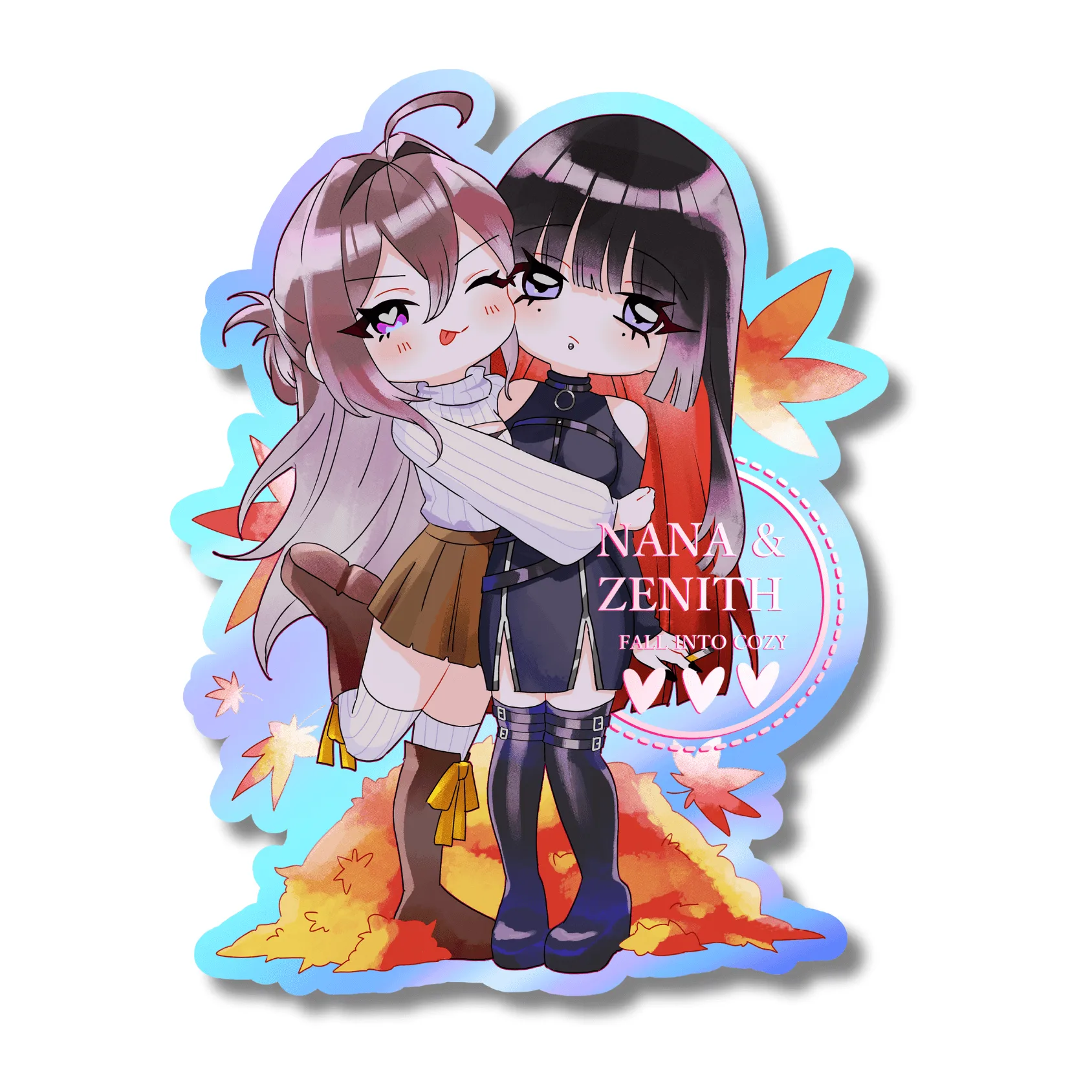 How to Display Z7 Cozy in Fall Chibi Charm & Sticker