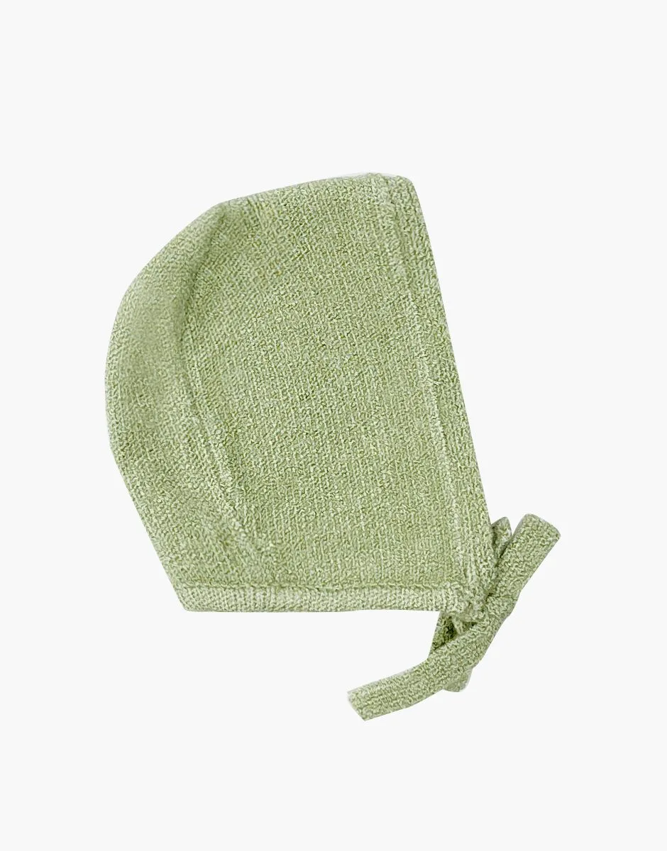 Béguin Élie en tricot thé vert