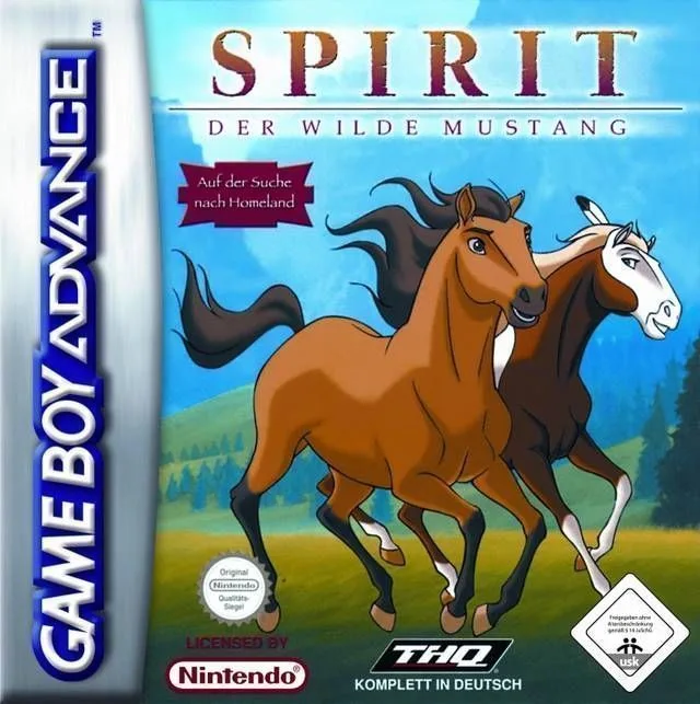 Spirit Stallion of the Cimarron Search for Homeland - GBA Game