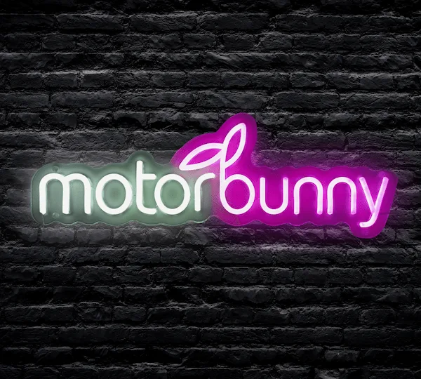 Motorbunny LED Club Sign and Power Adaptor: Accessory Guide