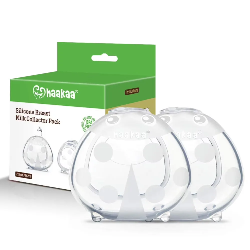 Haakaa Ladybug Silicone Breast Milk Collector 2 Pack