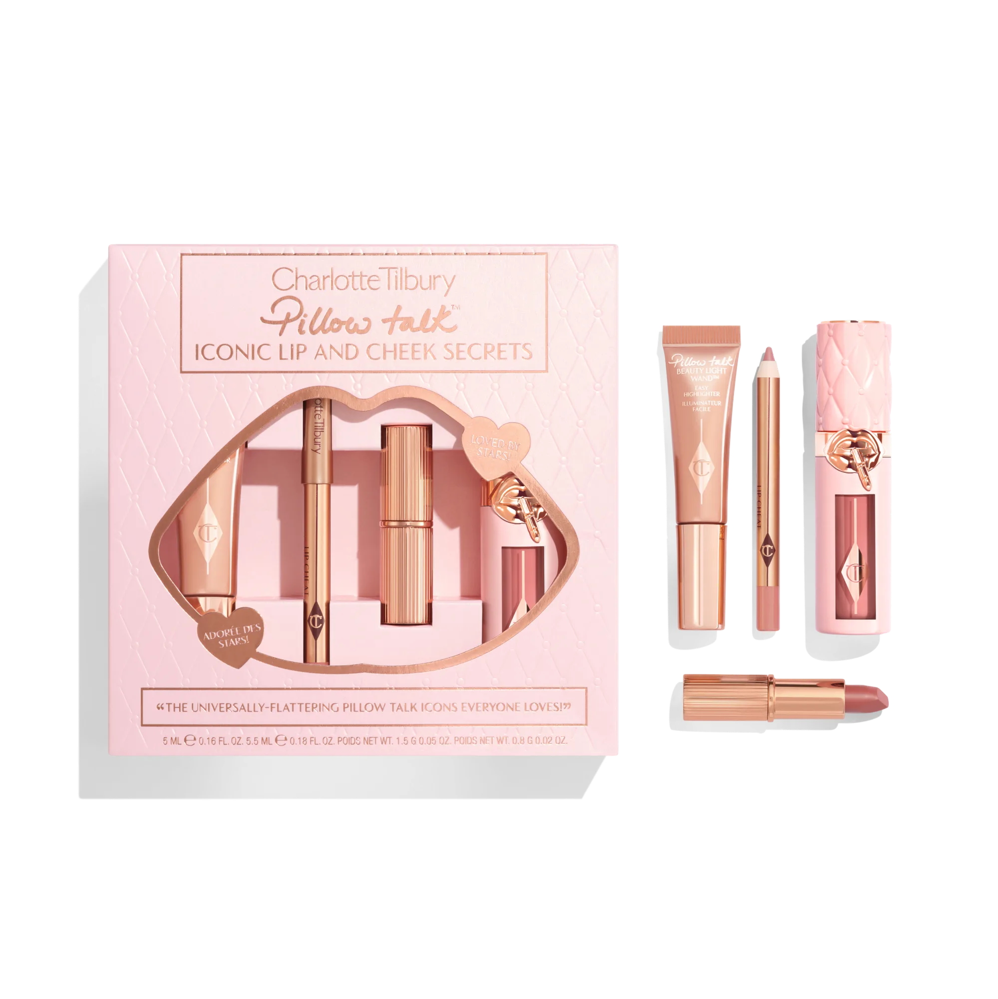 PILLOW TALK ICONIC LIP AND CHEEK SECRETS - PILLOW TALK