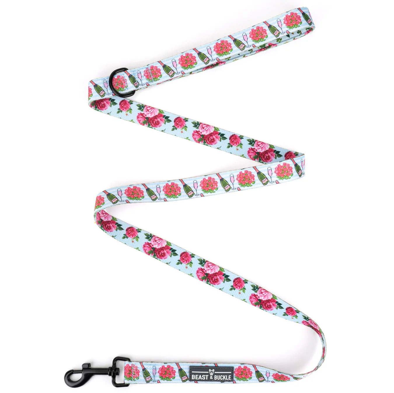 Rosé and Roses Dog Leash