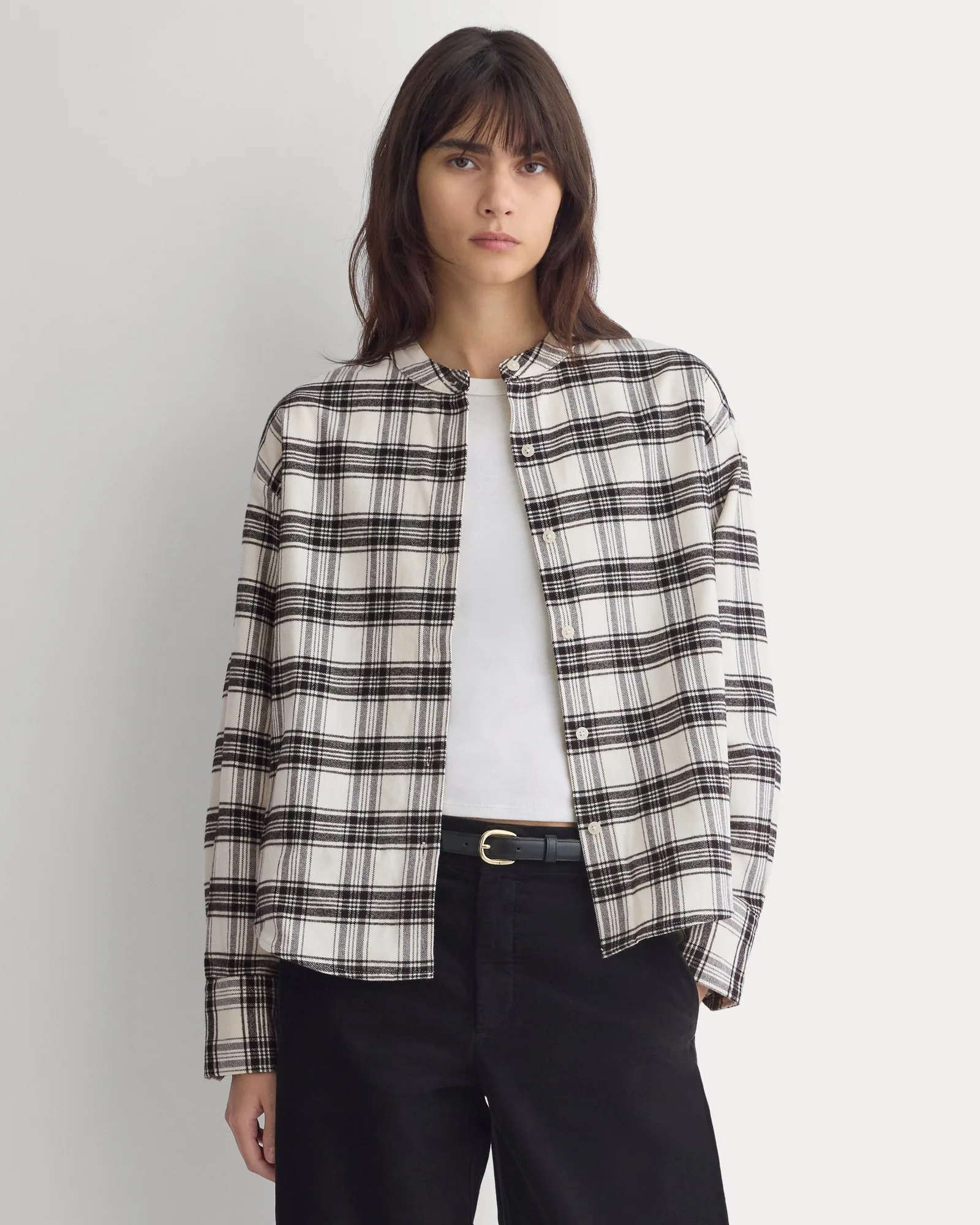 Flannel Shirt | Birch/Black