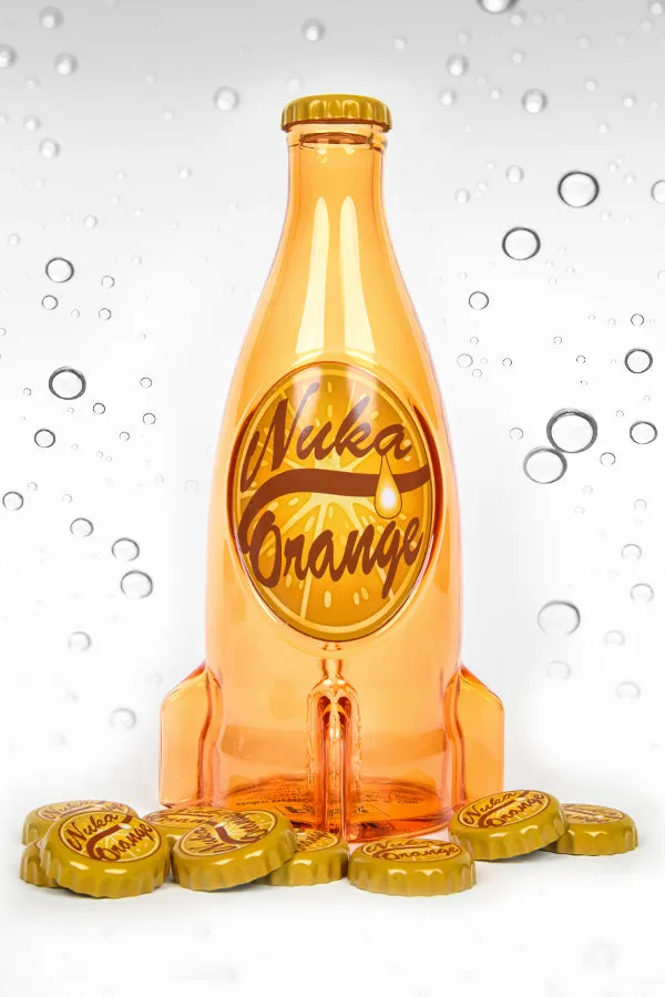 Idées d'exposition pour la bouteille orange Nuka-Cola de Fallout