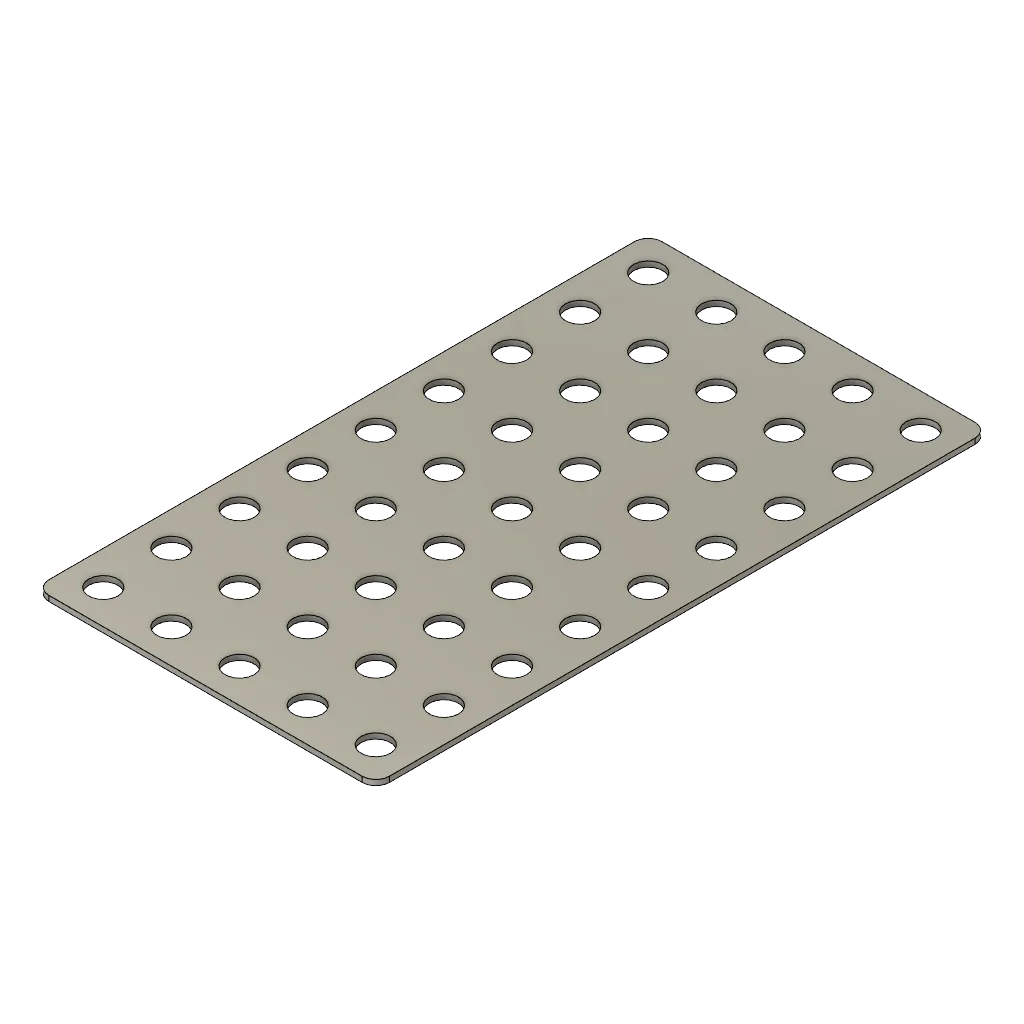 Plate 9x5-hole