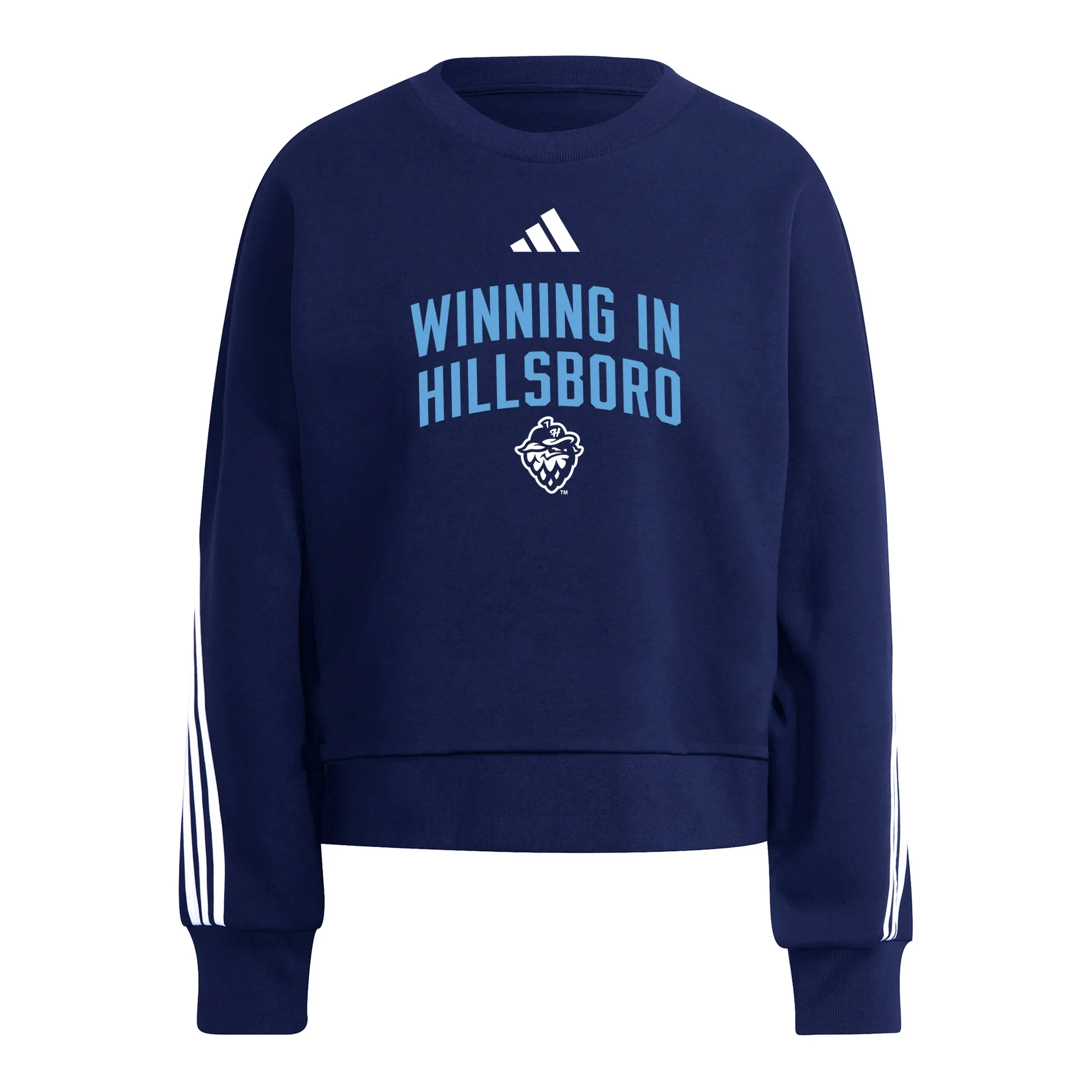 adidas W's Winning In Hillsboro Crewneck, Hillsboro Hops