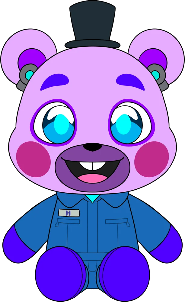 مقارنة بين دُمى FNAF Ruined Helpi وChica Flocked