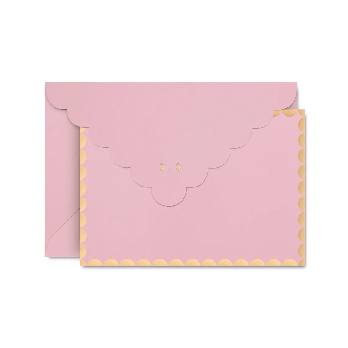 Pale Grey Scalloped Notecards vs Candy Pink Classic Edged Notecards: Which Stationery Set Is Right for You?
