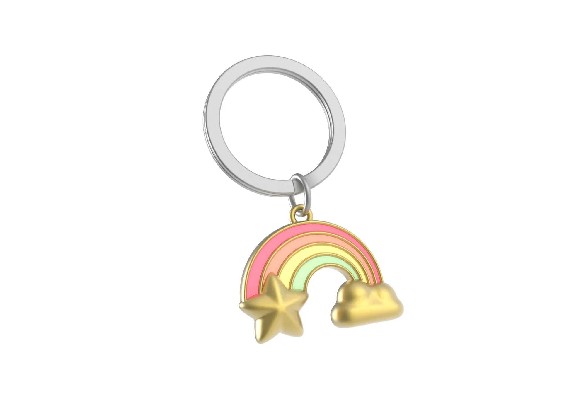 Regenbogen-Schlüsselanhänger