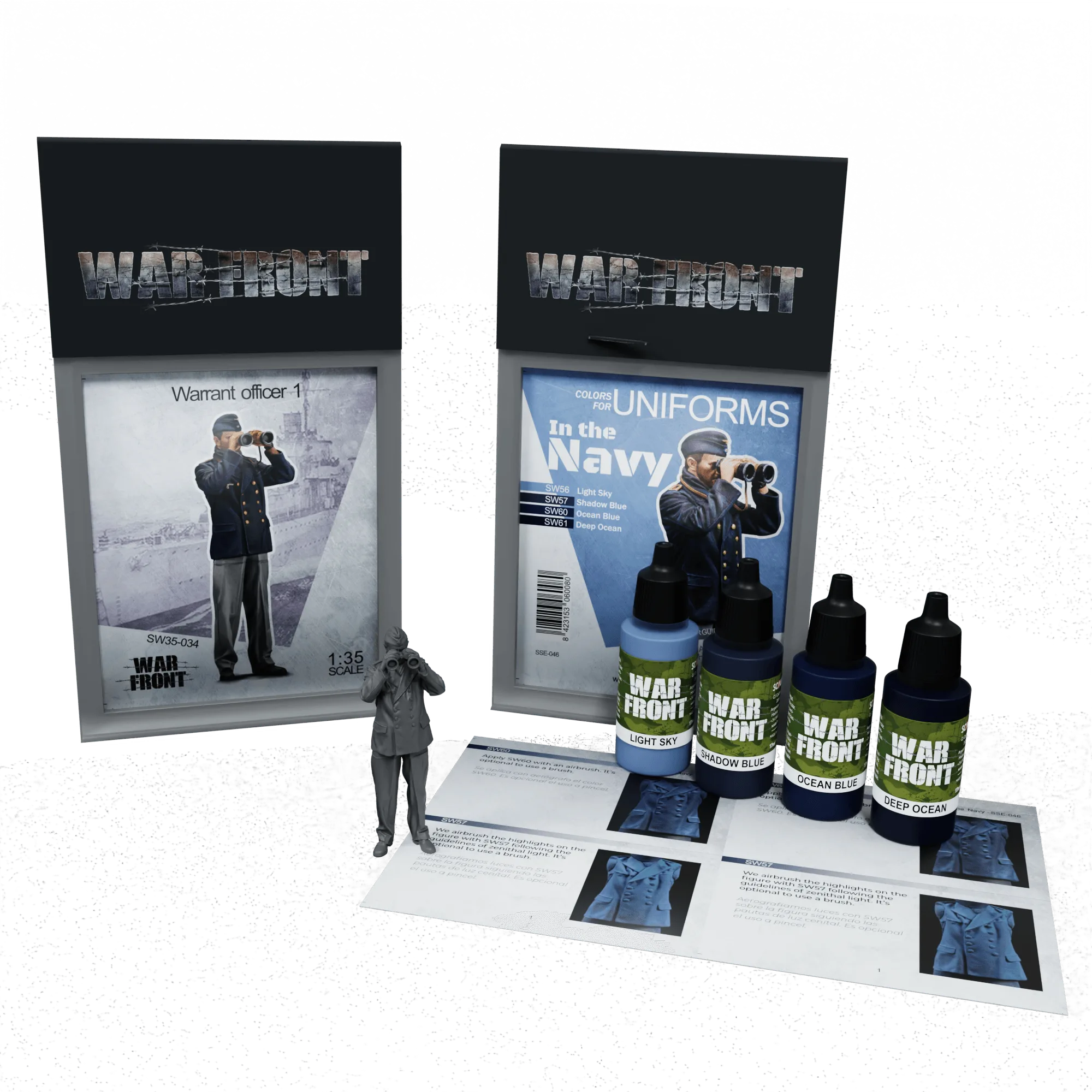 كيفية استخدام PACK IN THE NAVY + WARRANT OFFICER 1 للمنمنمات التاريخية