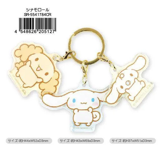 Sanrio-sleutelhangers: Cinnamoroll & My Melody-gids