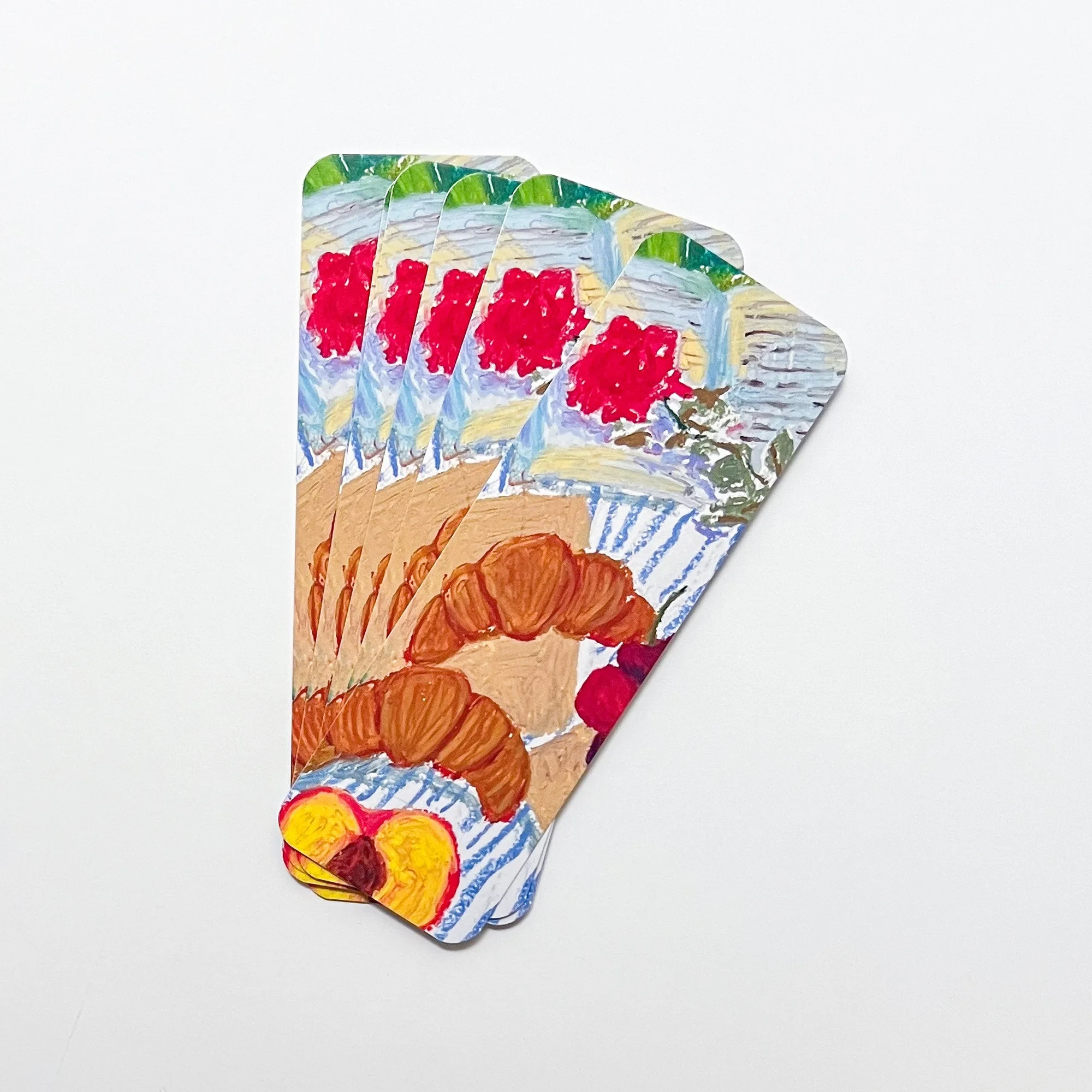 Oil Pastel Summer Picnic | Bookmark