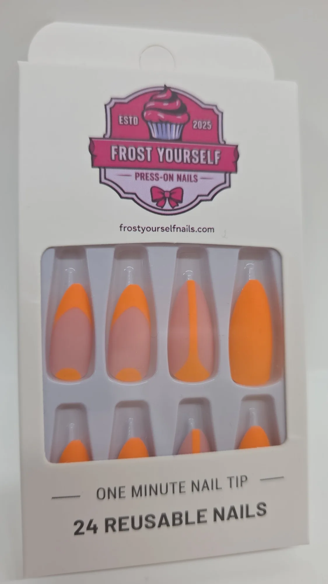 How to Apply Orange Slice Press-On Nails for a Citrus Look