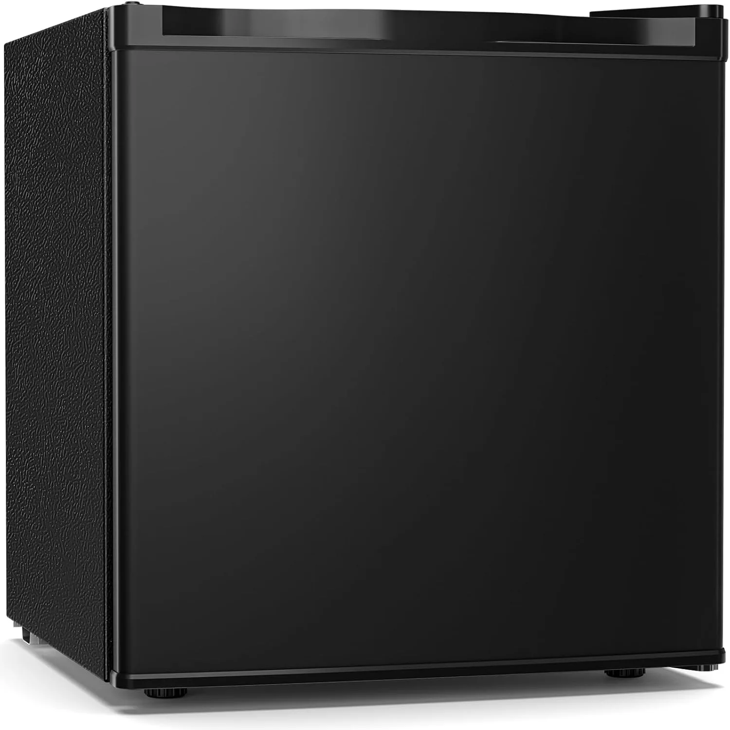 Antarctic Star Réfrigérateur compact 1,7 pi³ mini frigo à porte vitrée, congélateur silencieux, rangement pour boissons, légumes et fruits, noir