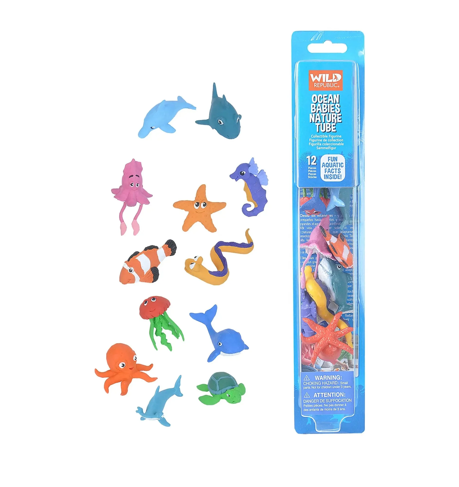 Nature Tube Ocean Babies Figurines - 13"