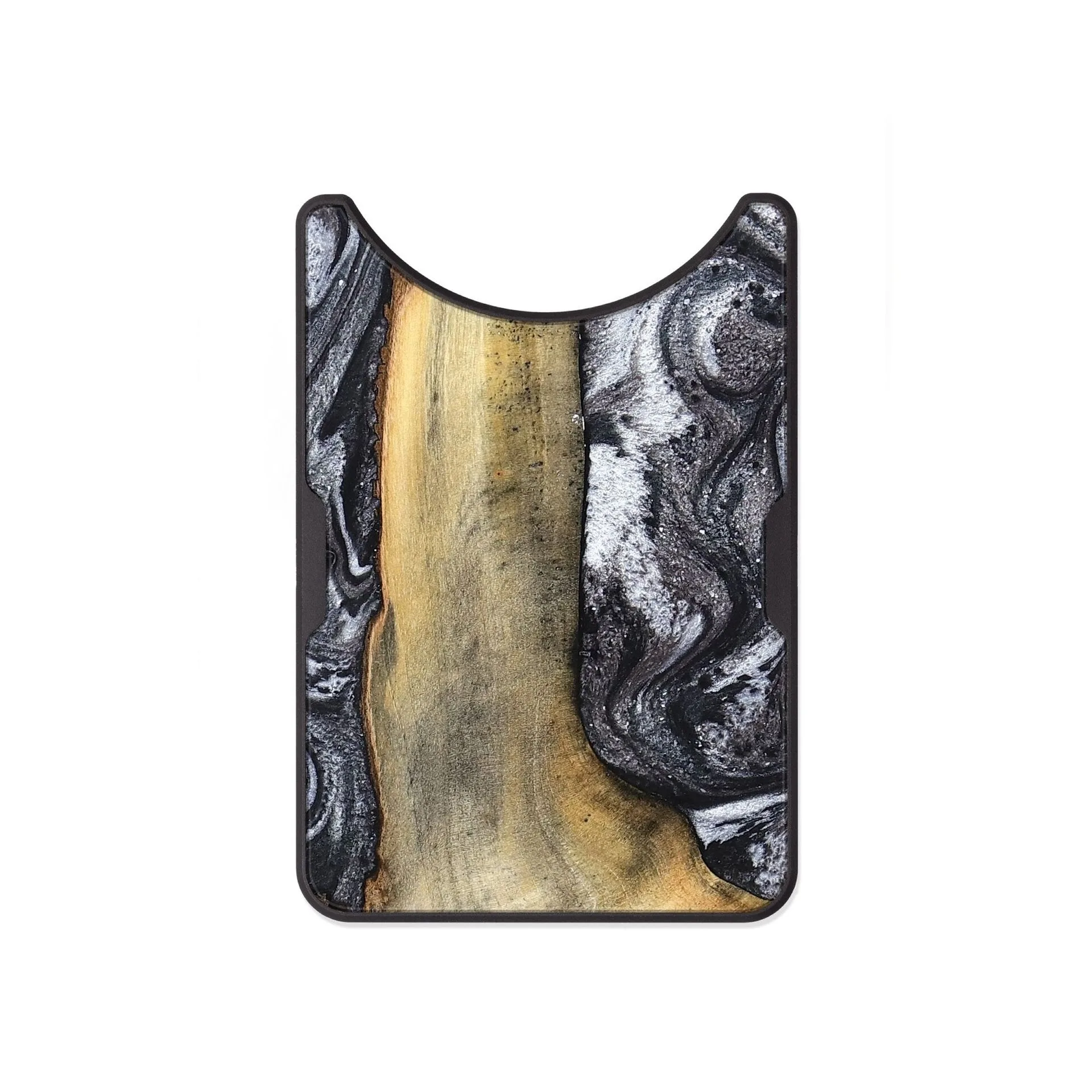 Portafoglio in legno Alloy - Tiffani (Nero e Bianco, 822790)