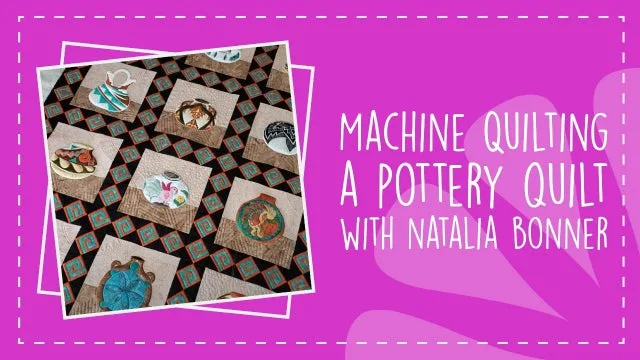 Imbottire a macchina una trapunta Pottery