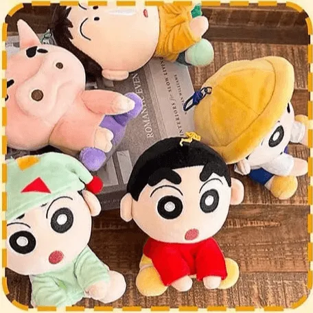 Crayon Shinchan - Sitting in a Row Plush Series