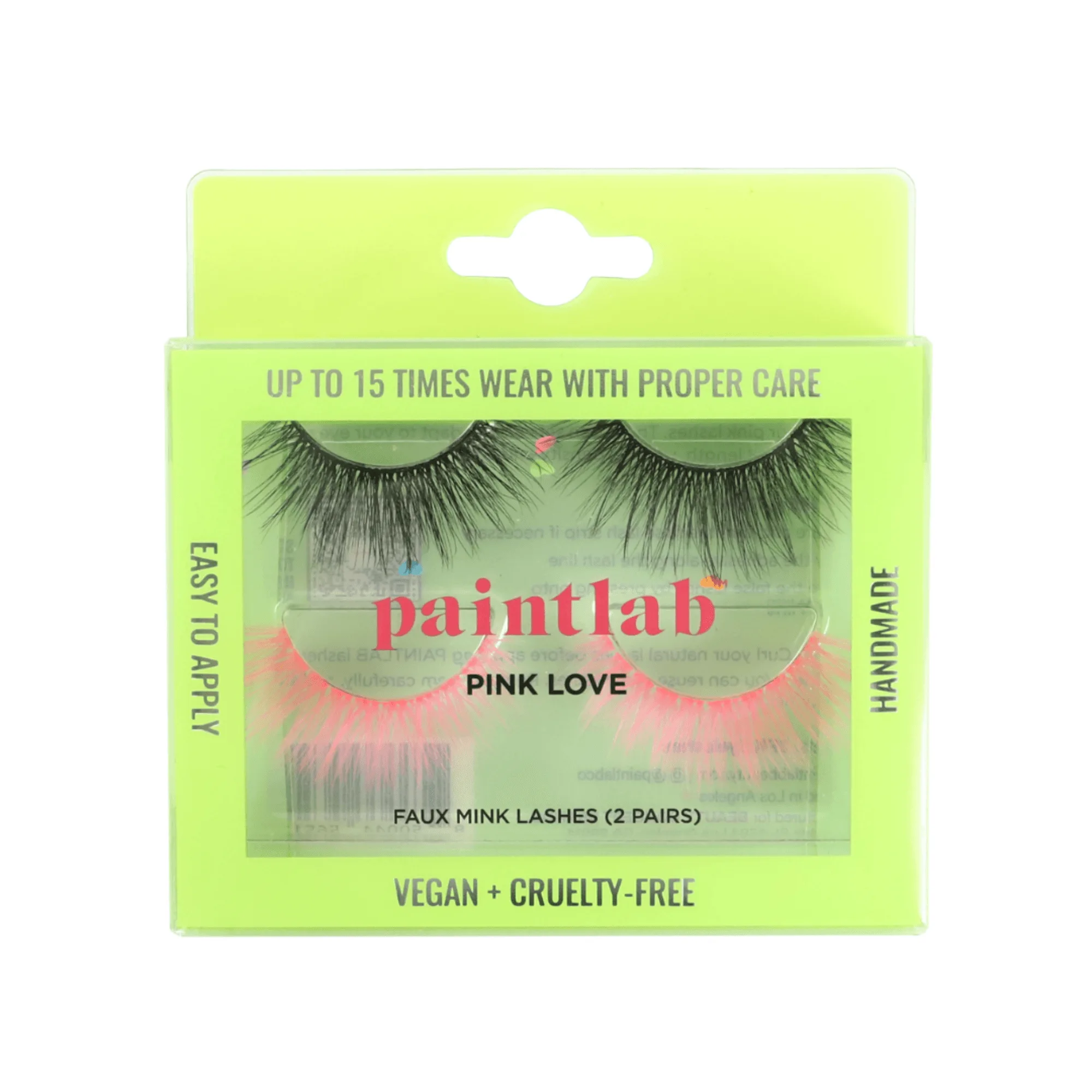 Pink Love Lashes (2 Pack) Eyelash Extensions