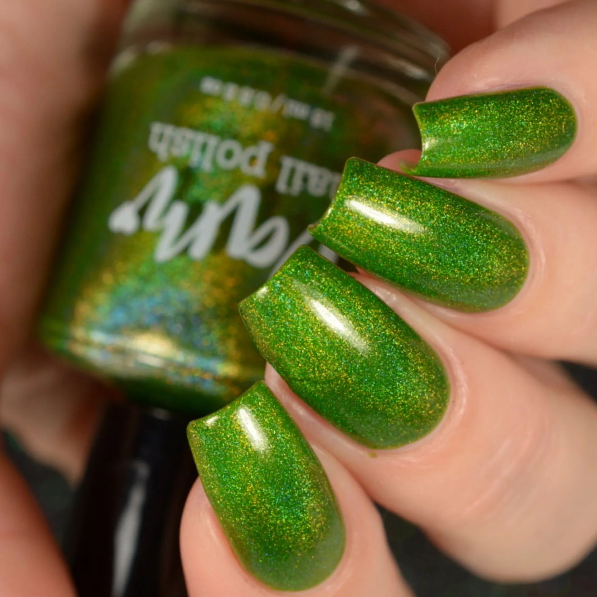 Peridoto - Smalto olografico verde - Collezione Gemstone Pt. 3