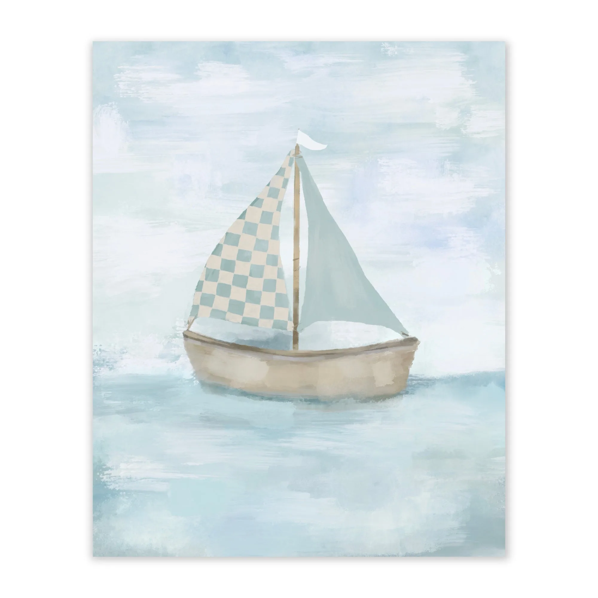 The Little Sailboat - Artwork Print