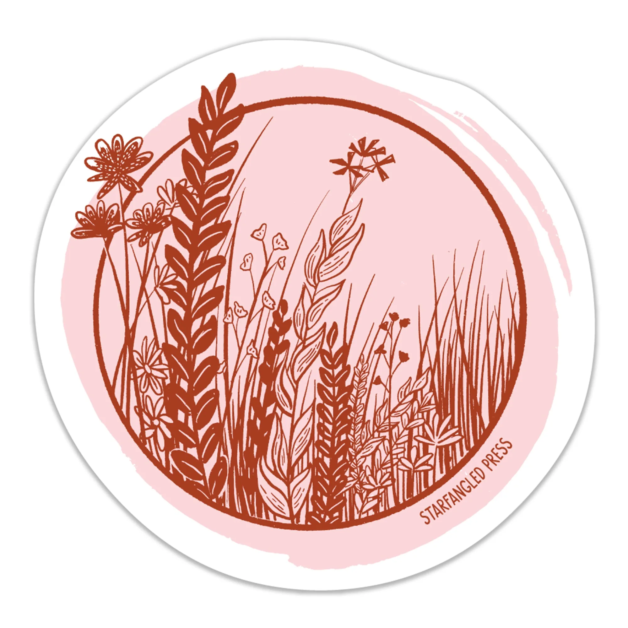 Autocollant Fleurs Sauvages