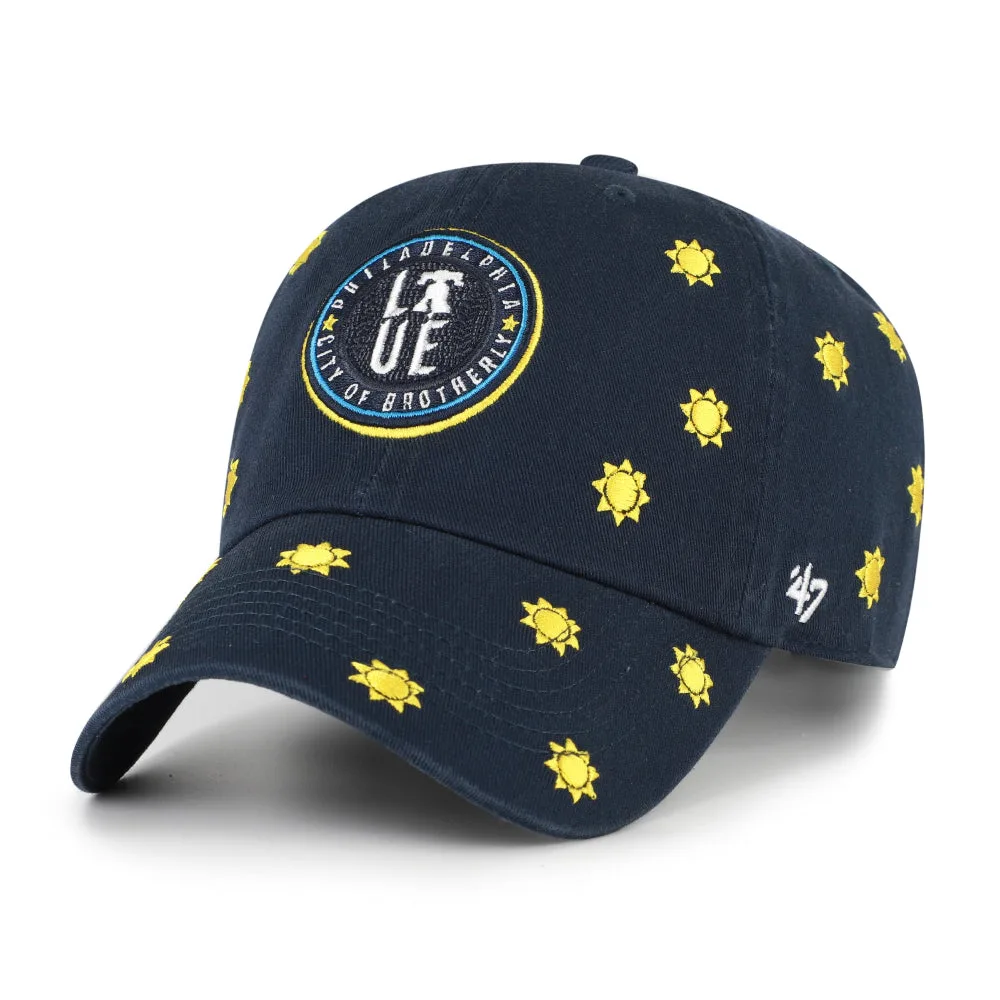 Phillies 47 Brand Confetti Suns LOVE Cap vs Flamingo Cap