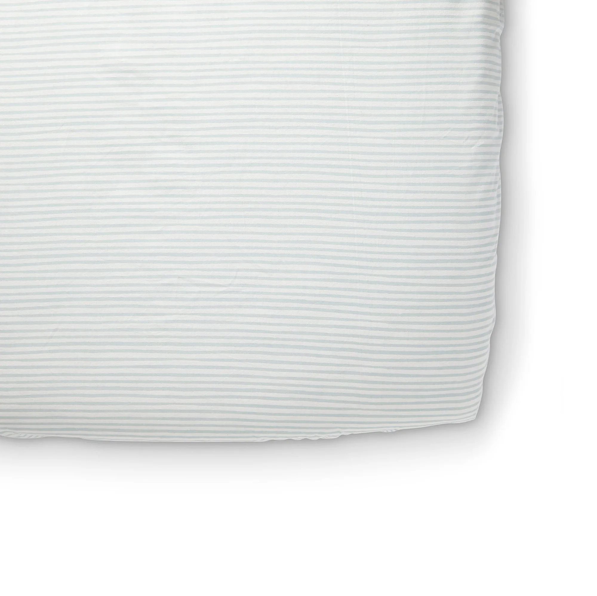 Striped Crib Sheet - Stripes Away Sea