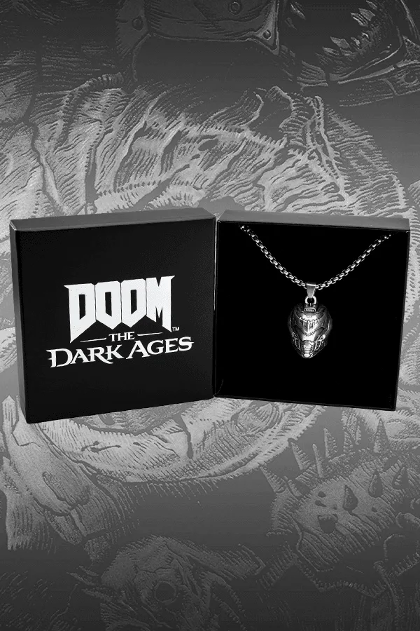 DOOM: The Dark Ages Slayer Helmet Pendant Necklace