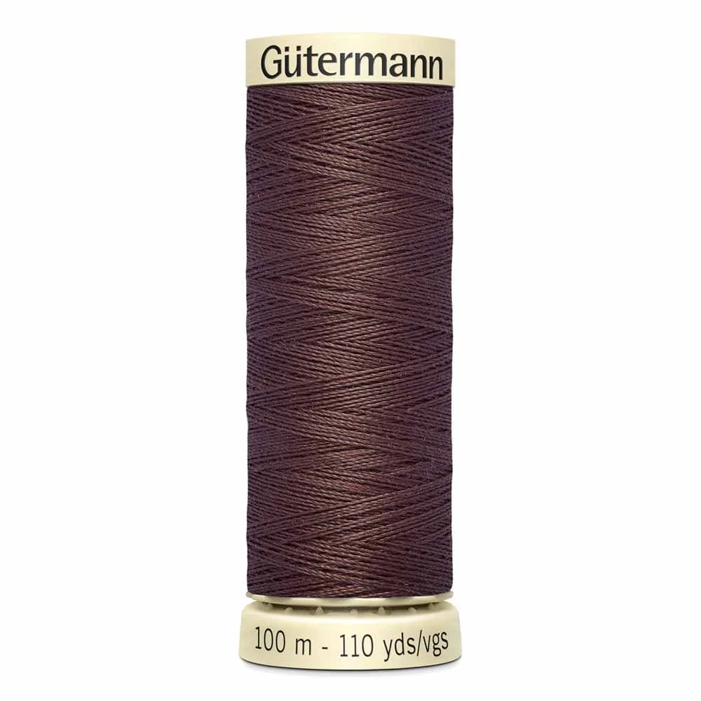 Gütermann | Filo per cucito | 100m | #575 | Marrone sella