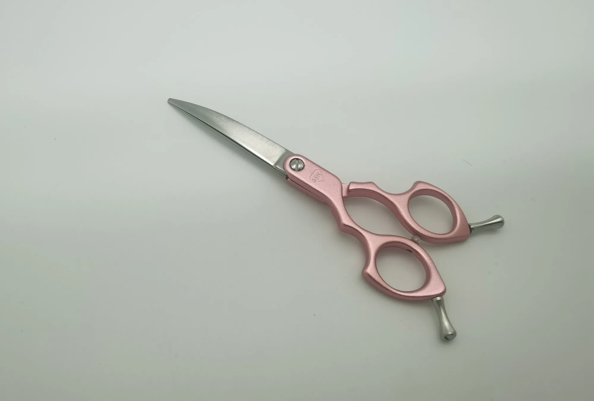 Left Handed Aluminum Handle Asian Fusion Curve 6" (L-60CPKA)-PINK