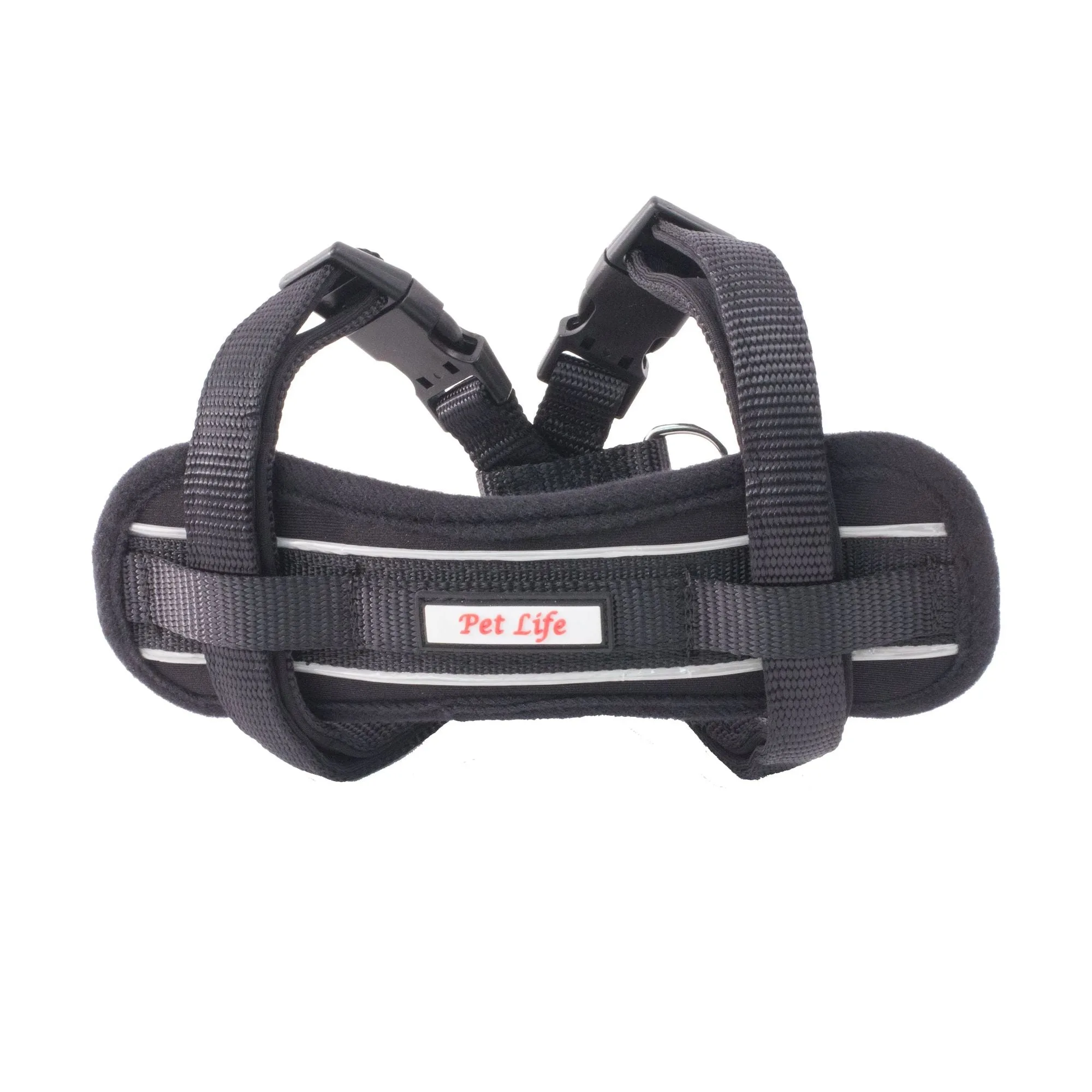 Mountaineer Brustkompressions-Geschirr verstellbar reflektierend Easy Pull Dog, Stil L8GG
