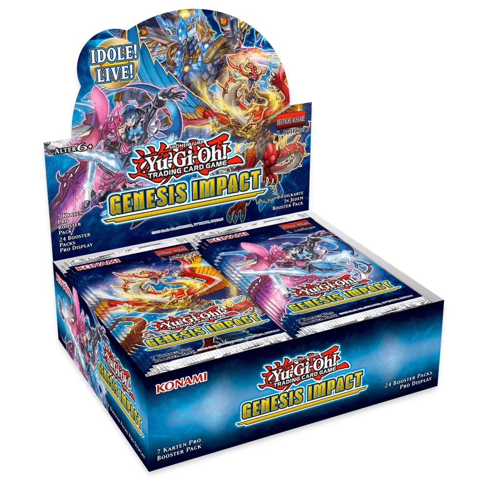 Yu-Gi-Oh! Juego de Cartas Coleccionables: Caja de Sobres Genesis Impact