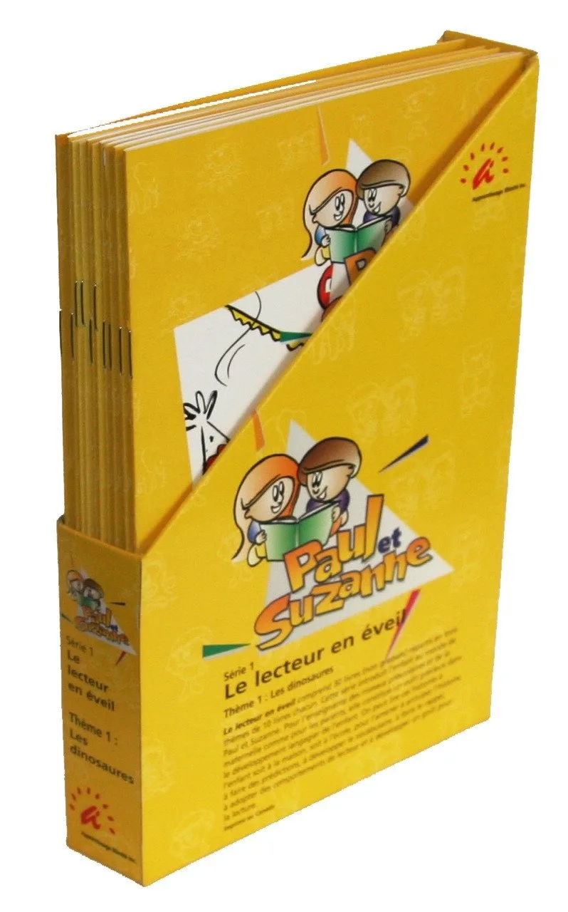 Paul et Suzanne - Série 1 - Le lecteur en éveil - Thème 1 - Les dinosaures - Box set of 10 books