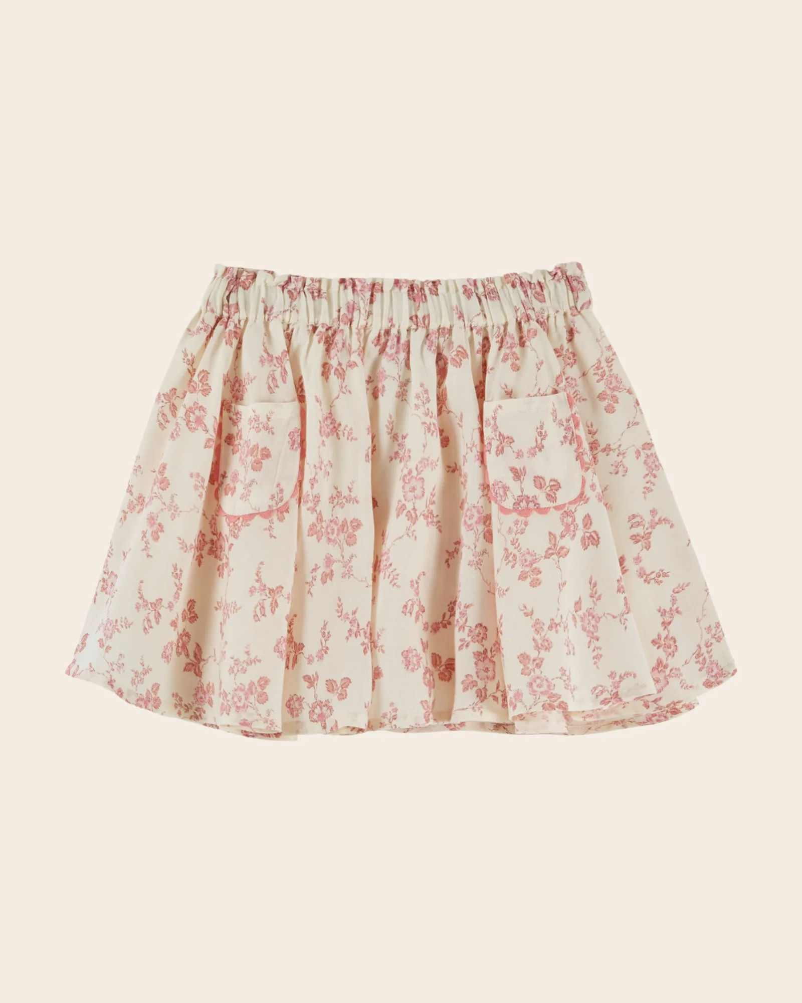 Gonna floreale ecrù e rosa: 3 modi per indossarla