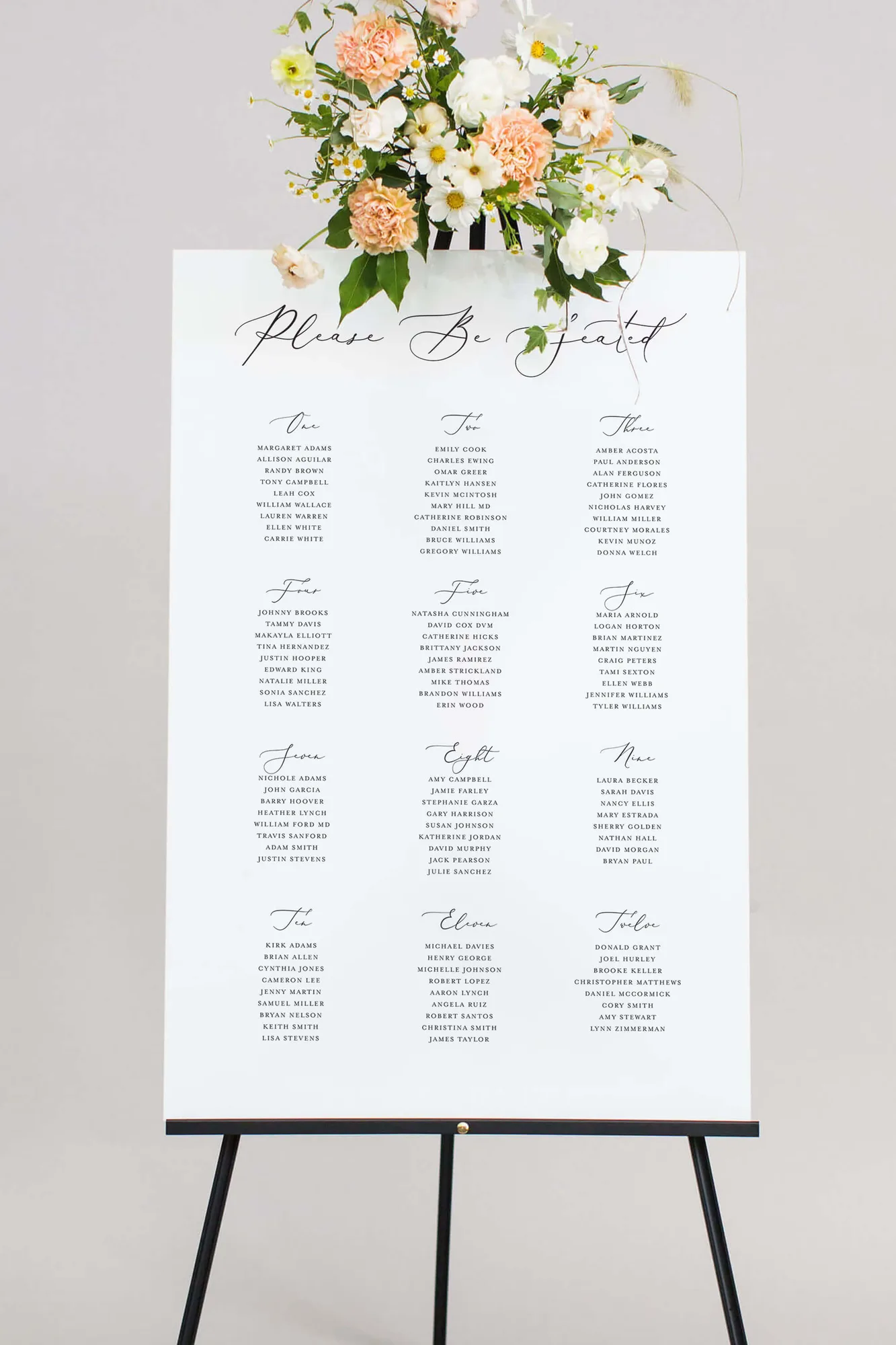 Table Assignment Board | The Madison