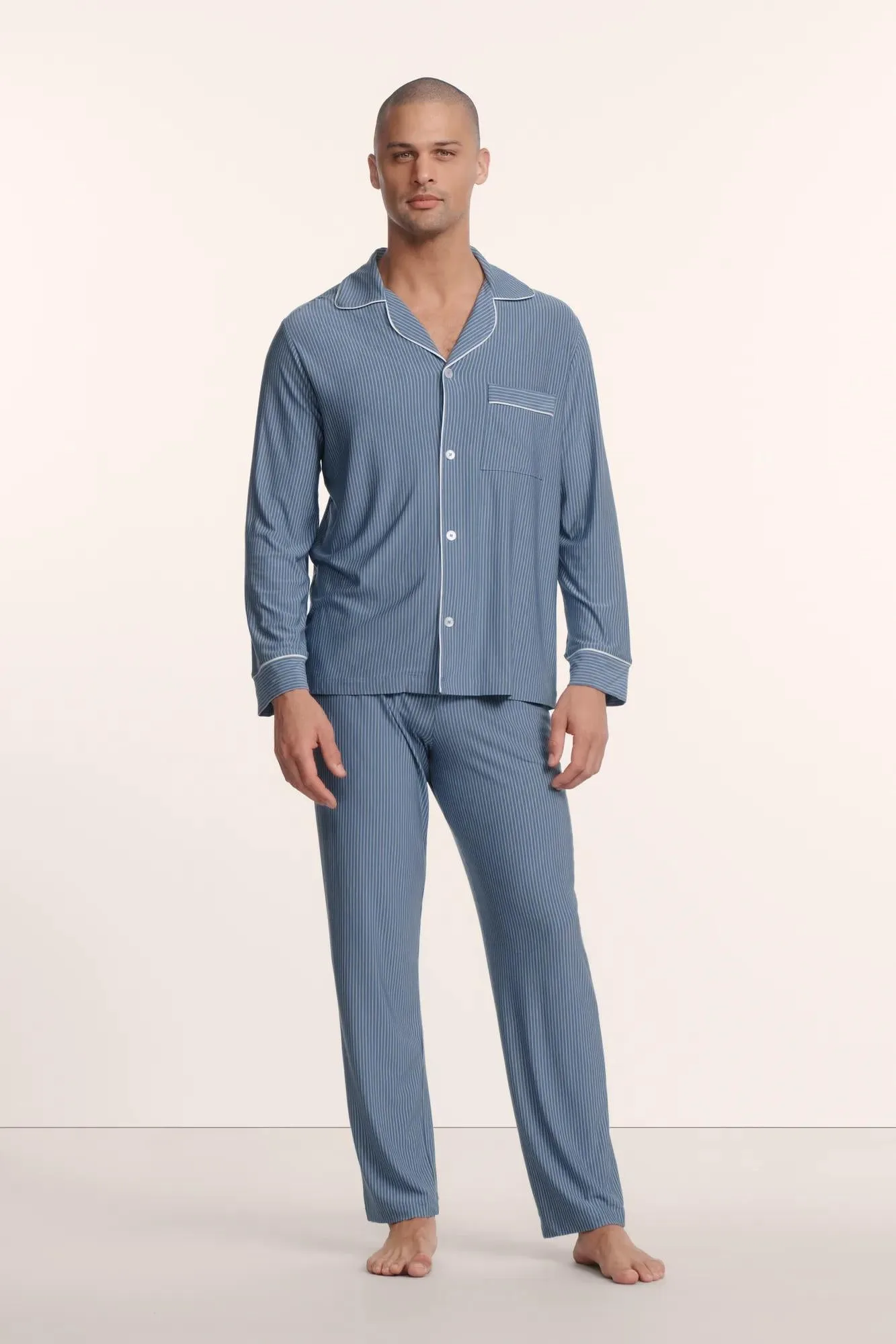دليل شراء طقم بيجامات رجالي مطبوع من TENCEL Modal